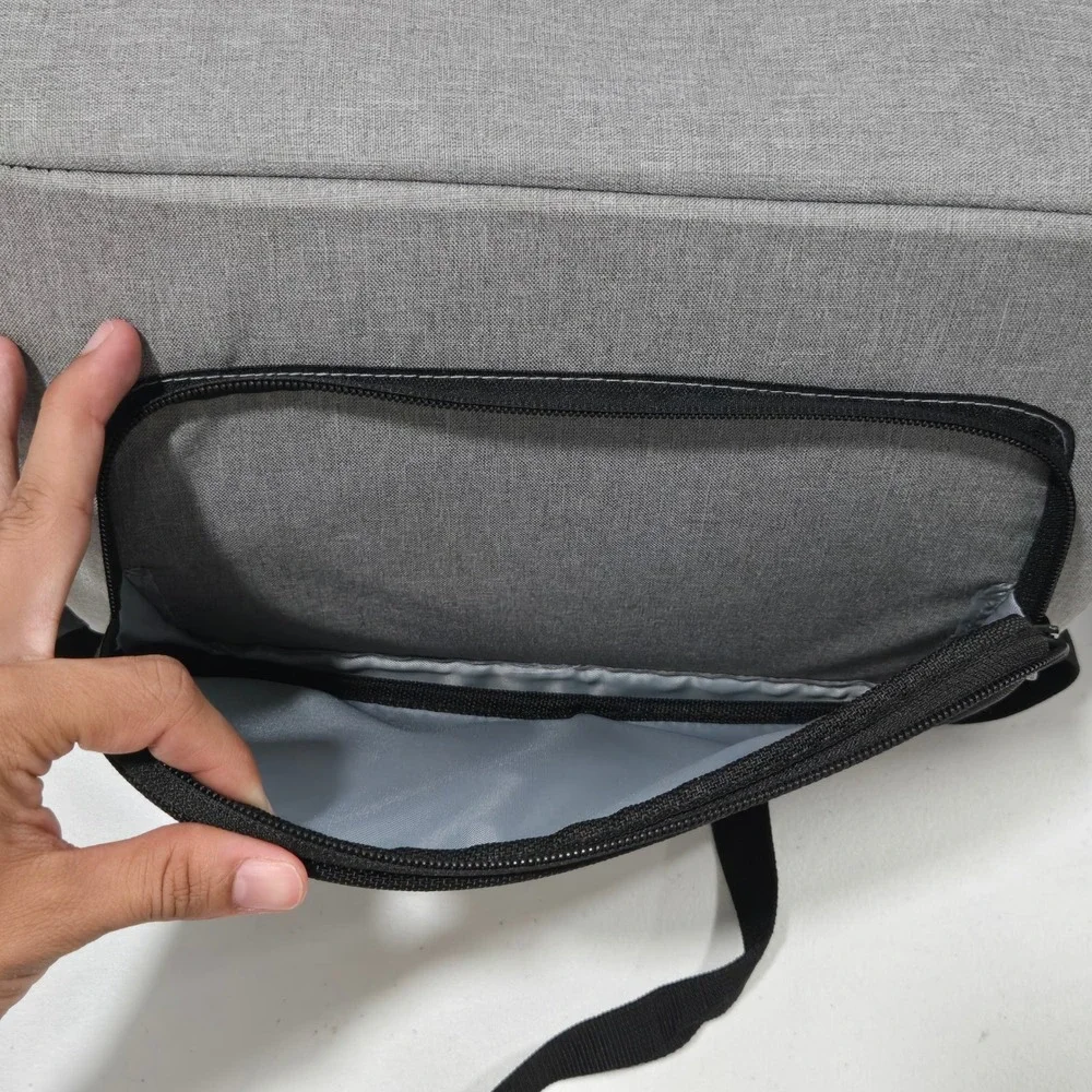 Dreambaby Grab n Go Booster Seat Gray Chevron Travel High Chair Storage Bag